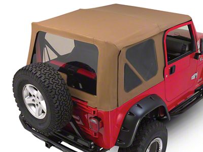 Complete Soft Top; Khaki Diamond (97-06 Jeep Wrangler TJ w/ Full Steel Doors, Excluding Unlimited)