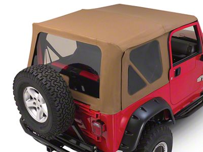 Complete Soft Top; Khaki Diamond (97-06 Jeep Wrangler TJ w/ Half Steel Doors, Excluding Unlimited)