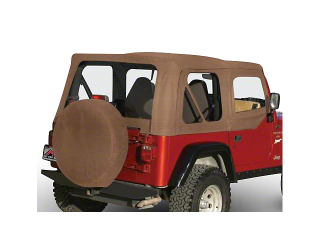 Complete Soft Top; Spice Denim (97-06 Jeep Wrangler TJ w/ Full Steel Doors, Excluding Unlimited)
