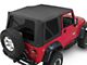 Complete Soft Top with Tinted Windows; Black Diamond (76-95 Jeep CJ7 & Wrangler YJ w/ Full Steel Doors)