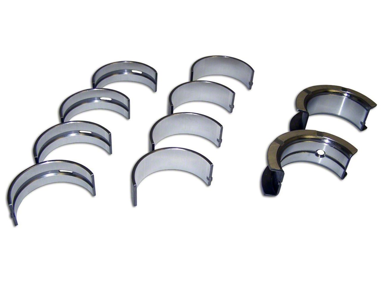 Jeep Wrangler Crankshaft Main Bearing Set; 0.10Inch Oversize (9102 2