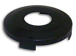 Door Lock Cylinder Cap; Black (97-02 Jeep Wrangler TJ)