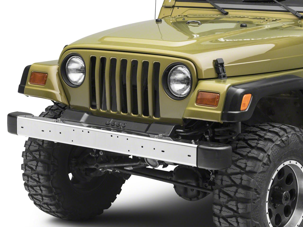 RT OffRoad Jeep Wrangler Front Bumper Stainless Steel RT34051 (9706
