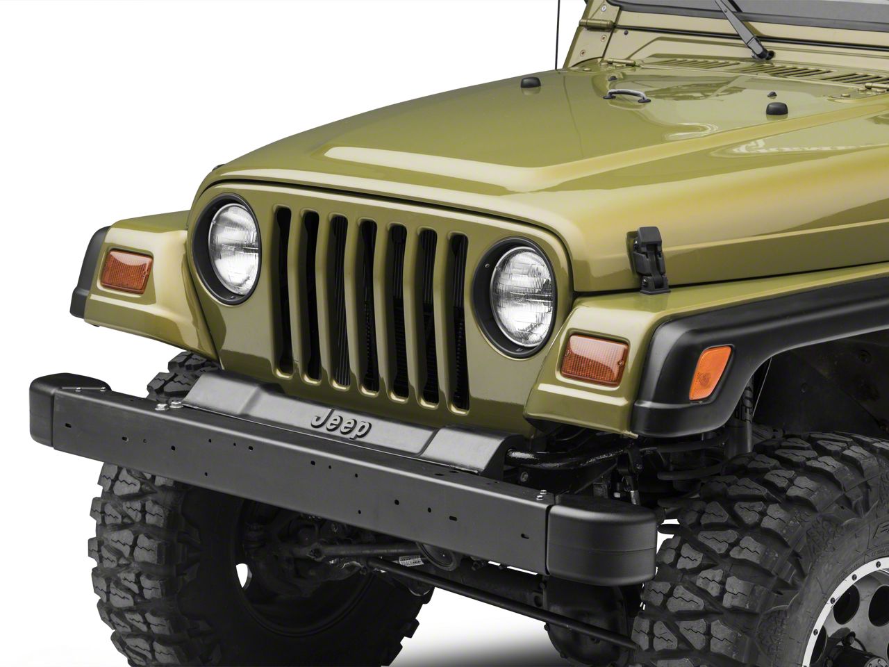 Jeep Wrangler Front Bumper Kit - Black (97-06 Jeep Wrangler TJ)