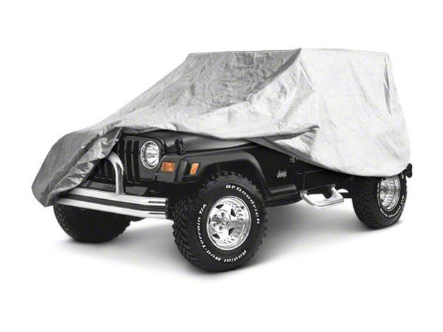 Full Car Cover; Gray (15-23 Jeep Renegade BU)