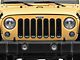 Grille Inserts; Black (07-18 Jeep Wrangler JK, Excluding Special Editions)