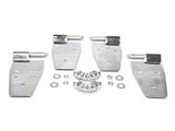 Half Door Hinges; Stainless (87-06 Jeep Wrangler YJ & TJ)