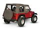 OEM Replacement Soft Top with Clear Windows and Door Skins; Khaki (97-06 Jeep Wrangler TJ w/ Soft Upper Doors, Excluding Unlimited)