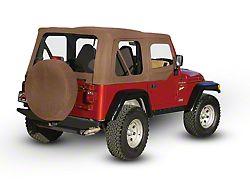 OEM Replacement Soft Top with Clear Windows and Door Skins; Spice (97-06 Jeep Wrangler TJ w/ Soft Upper Doors, Excluding Unlimited)