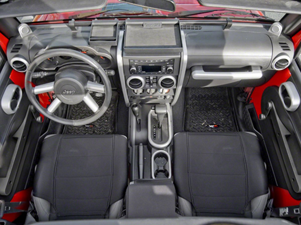 Rugged Ridge Brushed Silver Interior Trim Accent Kit 07 10 Jeep Wrangler Jk 2 Door W Manual Transmission Manual Windows