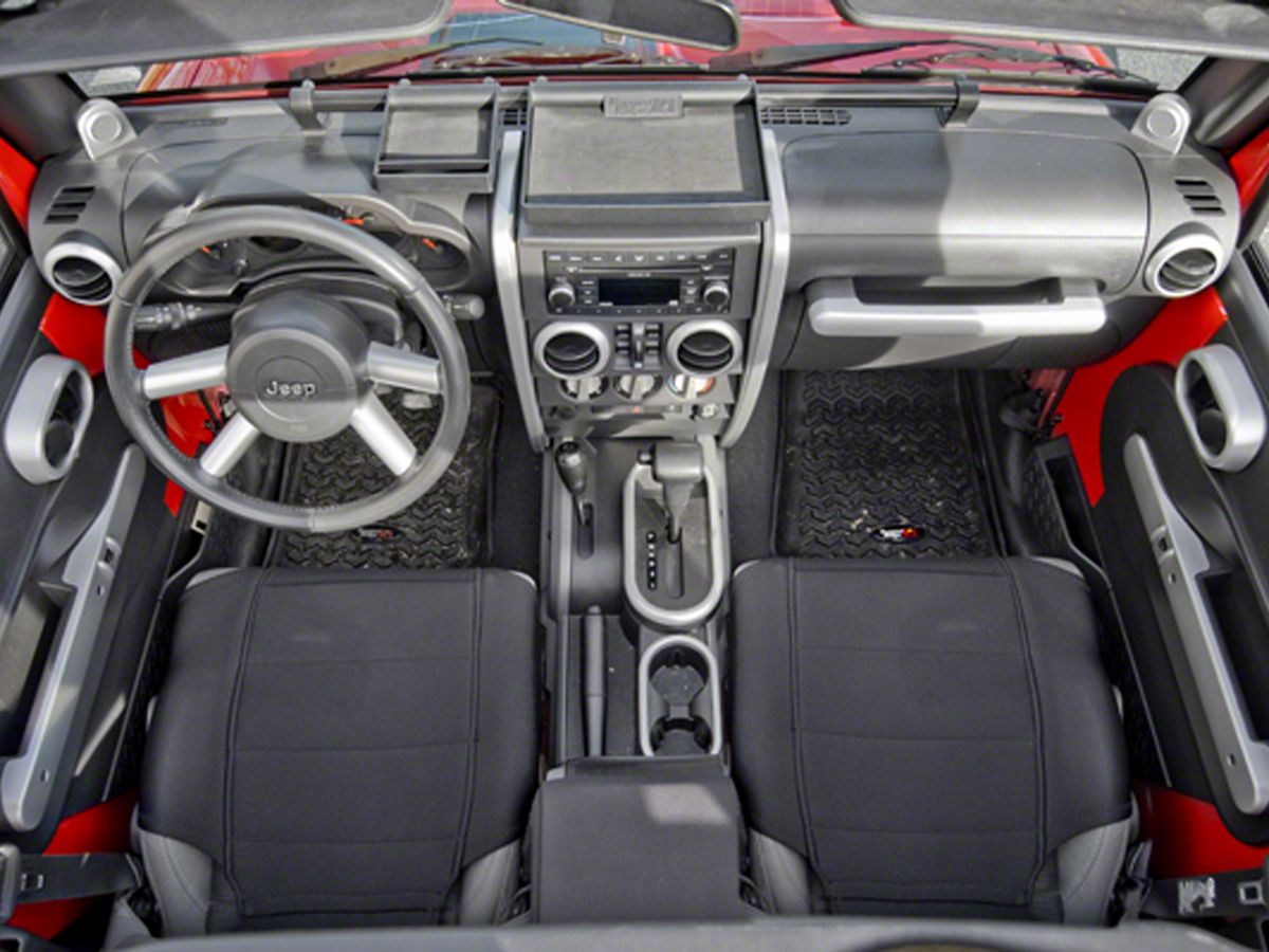 Rugged Ridge Brushed Silver Interior Trim Accent Kit 07 10 Jeep Wrangler Jk 4 Door W Automatic
