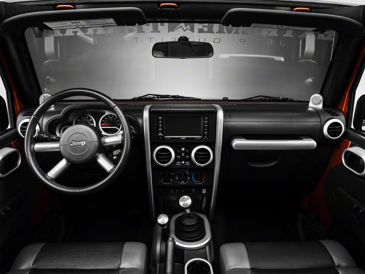 Rugged Ridge Jeep Wrangler Brushed Silver Interior Trim