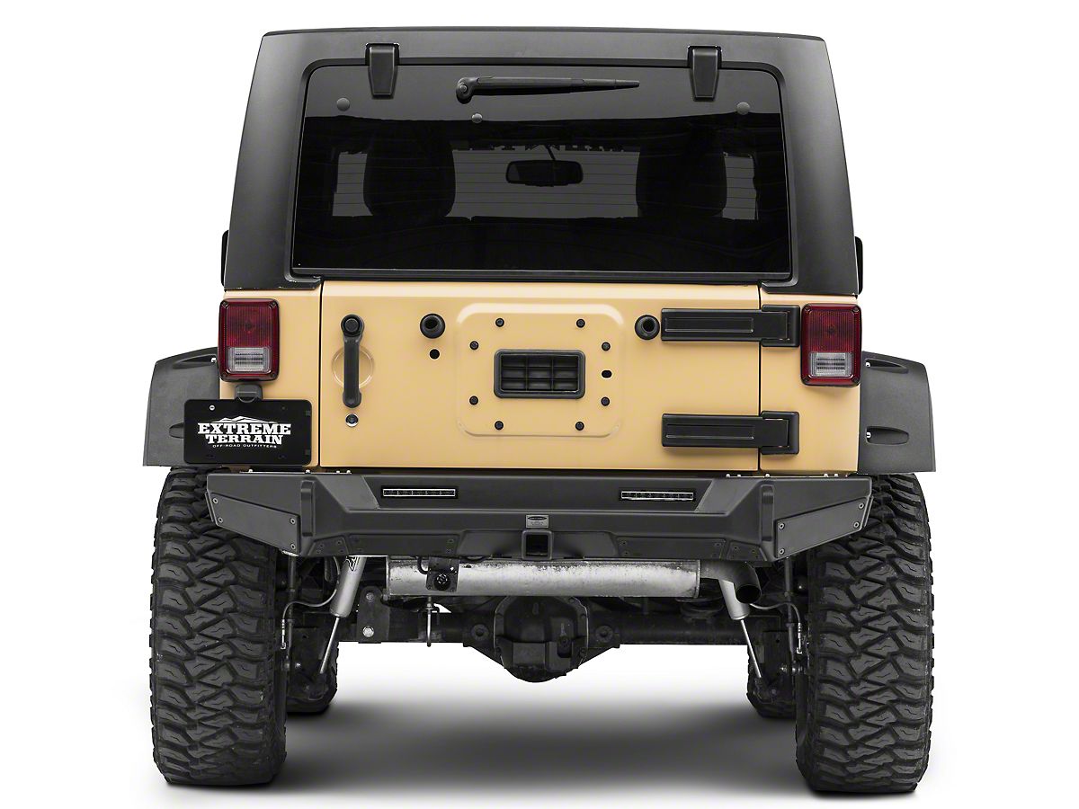Omix Ada Jeep Wrangler Rear License Plate Bracket W Lamp 11233 07