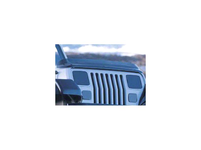 Rugged Ridge Hood Bug Deflector; Smoked (87-06 Jeep Wrangler YJ & TJ)