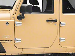Door Hinge Kit; Stainless Steel (07-18 Jeep Wrangler JK 4-Door)