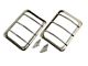 Tail Light Guards; Stainless Steel (07-18 Jeep Wrangler JK)