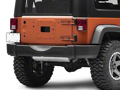Jeep Wrangler Tailgate; Black Primered (07-18 Jeep Wrangler JK)