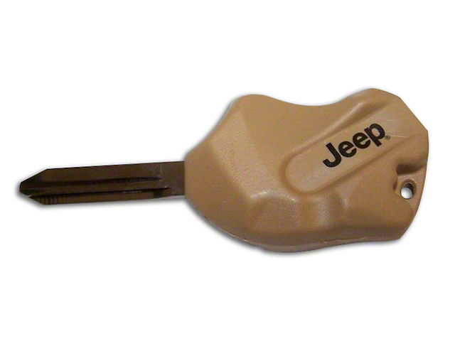 Transponder The Rock Key; Tan (98-18 Jeep Wrangler TJ & JK)