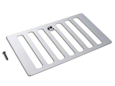 Hood Vent Cover; Stainless Steel (98-06 Jeep Wrangler TJ)