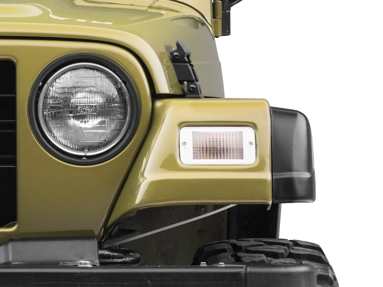 Clear Parking & Side Marker Light Kit Jeep 1997 To 2006 Tj Wrangler Crn Rt28015 