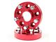 Alloy USA 1.25-Inch Red Wheel Adapters; 5x4.5 to 5x5 (07-18 Jeep Wrangler JK)