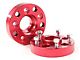 Alloy USA 1.25-Inch Red Wheel Adapters; 5x4.5 to 5x5 (07-18 Jeep Wrangler JK)