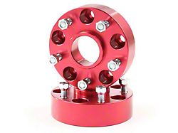 Alloy USA 1.75-Inch Red Aluminum Wheel Spacers (07-18 Jeep Wrangler JK)