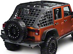 Smittybilt Soft Top Cargo Restraint System; Black Diamond (07-18 Jeep Wrangler JK)