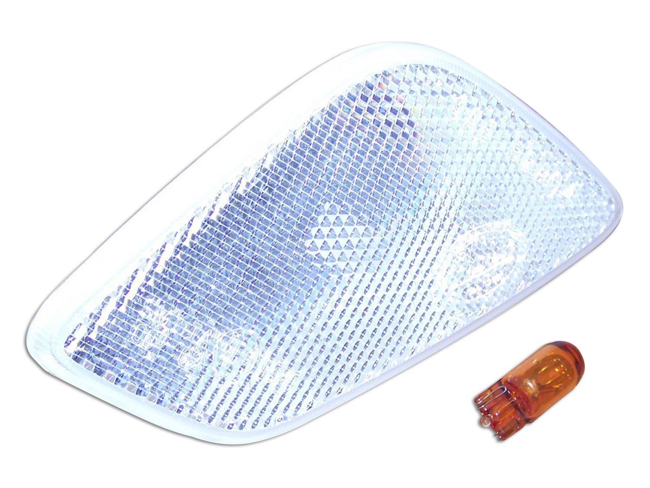 Jeep Wrangler Front Marker Light Clear (9706 Jeep Wrangler TJ)