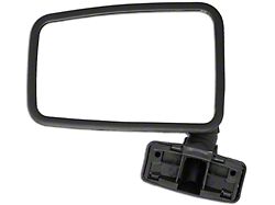 Side Mirror; Driver and Passenger Side; Black (87-93 Jeep Wrangler YJ w/ Full Doors)