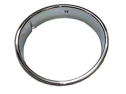 Headlight Bezel; Driver and Passenger Side; Chrome (97-06 Jeep Wrangler TJ)