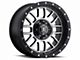 ICON Alloys Alpha Satin Black Machined Wheel; 17x8.5 (18-24 Jeep Wrangler JL)