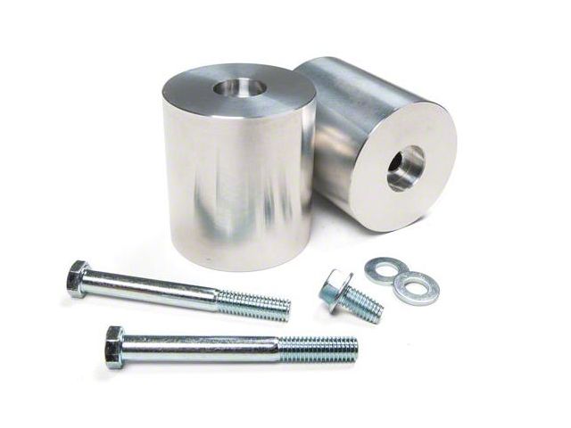 JKS Manufacturing 3-Inch Aluminum Front Bump Stop Extension Kit (84-01 Jeep Cherokee XJ)