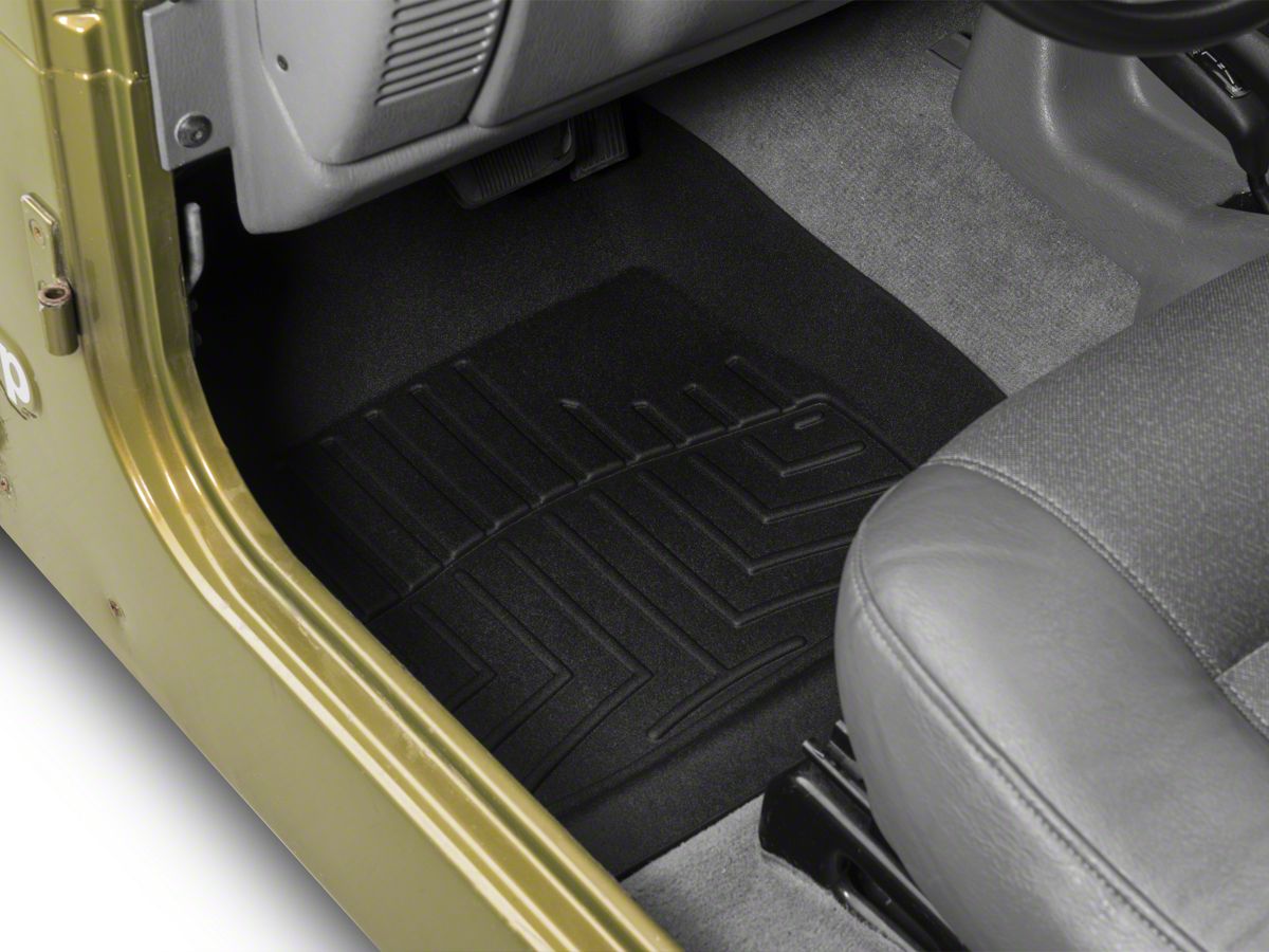 Weathertech Digitalfit Front Floor Liners Black 97 06 Jeep Wrangler Tj