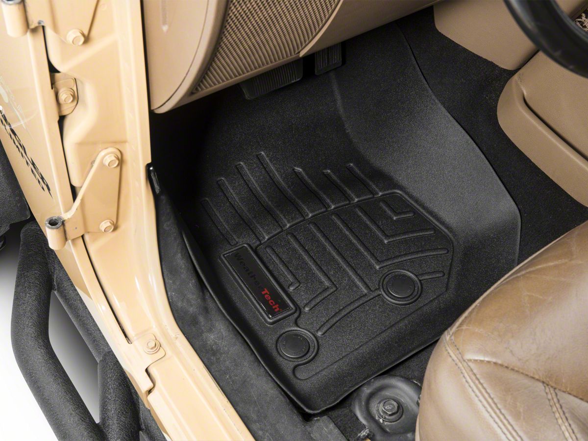 Weathertech Jeep Wrangler Digitalfit Front Floor Liners Black