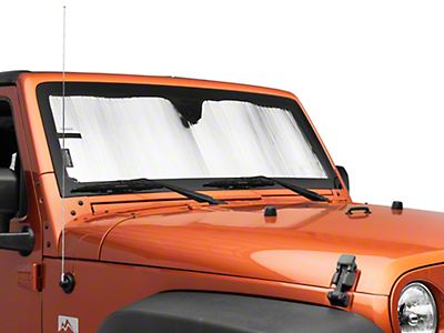 Weathertech Jeep Wrangler TechShade Windshield Sun Shade TS0023 (07-18 Jeep  Wrangler JK)