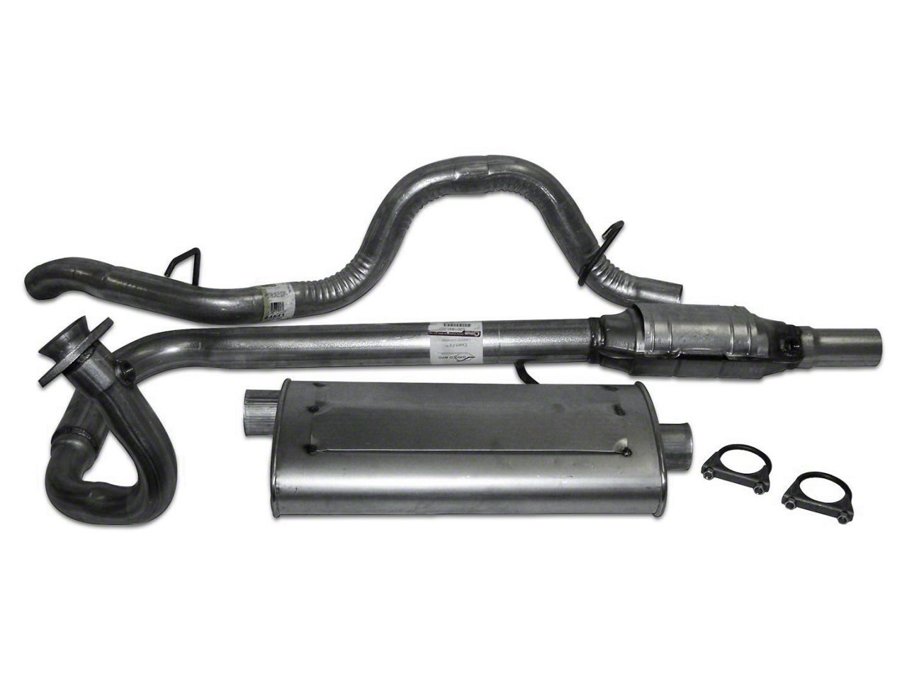 Jeep Wrangler Complete OEM Exhaust Kit (97-99  Jeep Wrangler TJ)