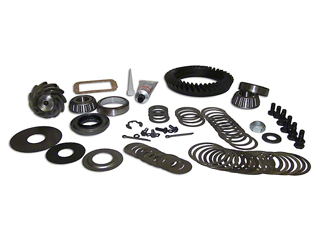 Dana 30 Front Axle Ring and Pinion Gear Kit; 3.55 Gear Ratio (87-95 Jeep Wrangler YJ)