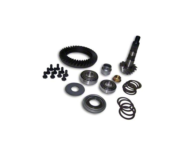 Dana 30 Front Axle Ring and Pinion Gear Kit; 3.55 Gear Ratio (97-06 Jeep Wrangler TJ, Excluding Rubicon)