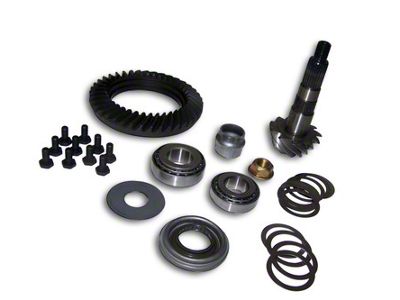 Dana 30 Front Axle Ring and Pinion Gear Kit; 3.55 Gear Ratio (97-06 Jeep Wrangler TJ, Excluding Rubicon)