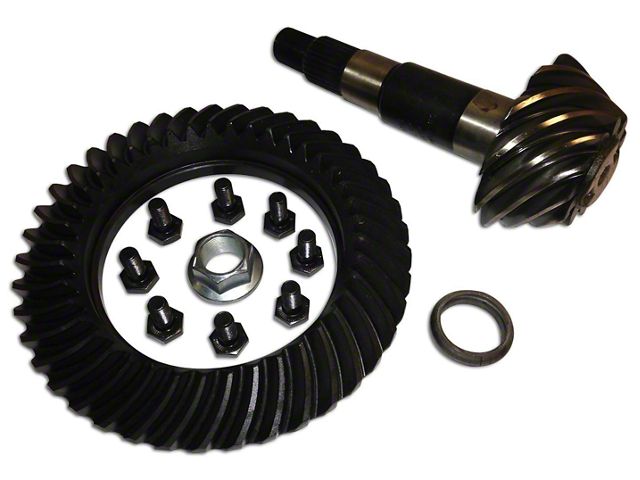 Dana 35 Rear Axle Ring and Pinion Gear Kit; 3.73 Gear Ratio (87-07 Jeep Wrangler YJ, TJ & JK)