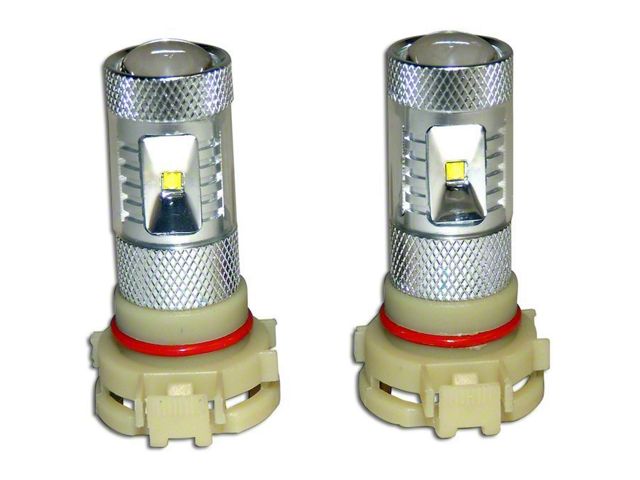 LED Fog Light Bulbs; PSX24W (10-24 Jeep Wrangler JK & JL)
