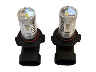 LED Fog Light Bulbs; H10 (07-09 Jeep Wrangler JK w/ OEM Plastic Bumper)