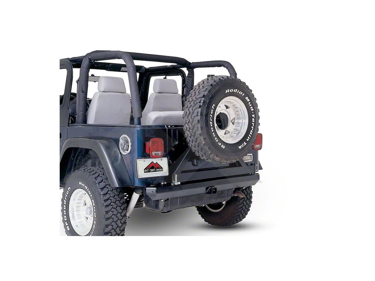 Jeep Wrangler Full Replacement Roll Bar Pad and Cover Kit; Black Denim  (92-95 Jeep Wrangler YJ)