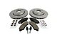 Performance Drilled and Slotted Brake Rotor and Pad Kit; Front (07-18 Jeep Wrangler JK)
