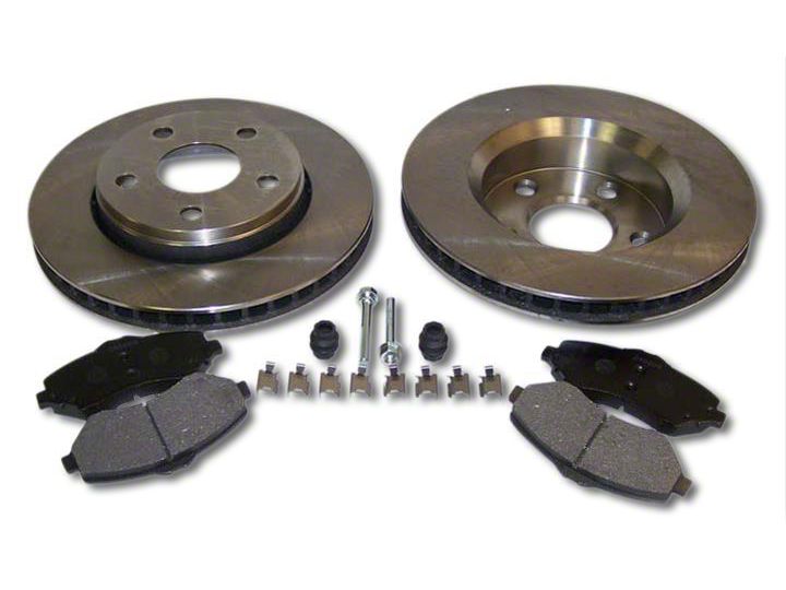 Jeep Wrangler Service Disc Brake Rotor & Pad Kit - Front (07-18 Jeep ...