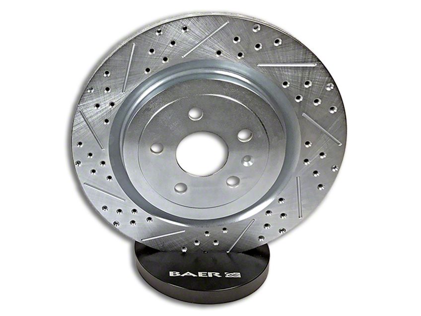Baer Jeep Wrangler Sport Drilled & Slotted Rotors Front Pair J115396 (9906 Jeep Wrangler YJ & TJ)