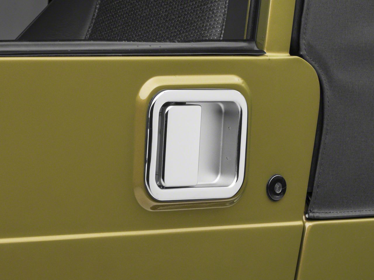 jeep wrangler chrome door handles