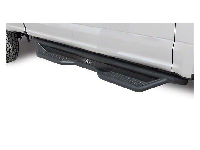 HD Side Step Bars; Textured Black (07-18 Jeep Wrangler JK 4-Door)