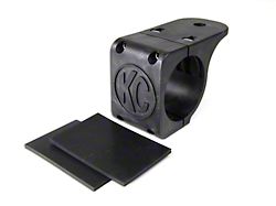 KC HiLiTES Light Mounting Clamp for 2.75 to 3-Inch Tube; Pair (Universal; Some Adaptation May Be Required)